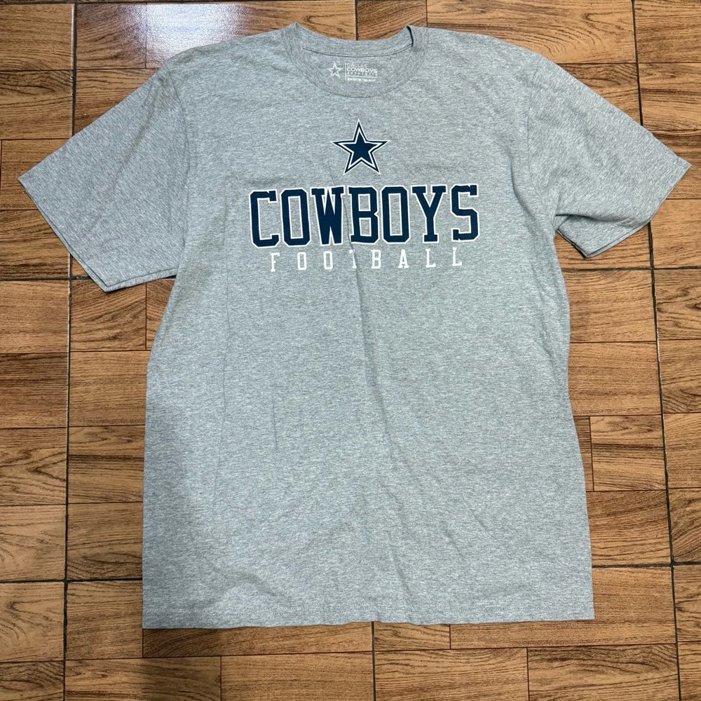 Cowboys Football Gray Short Sleeve Tee